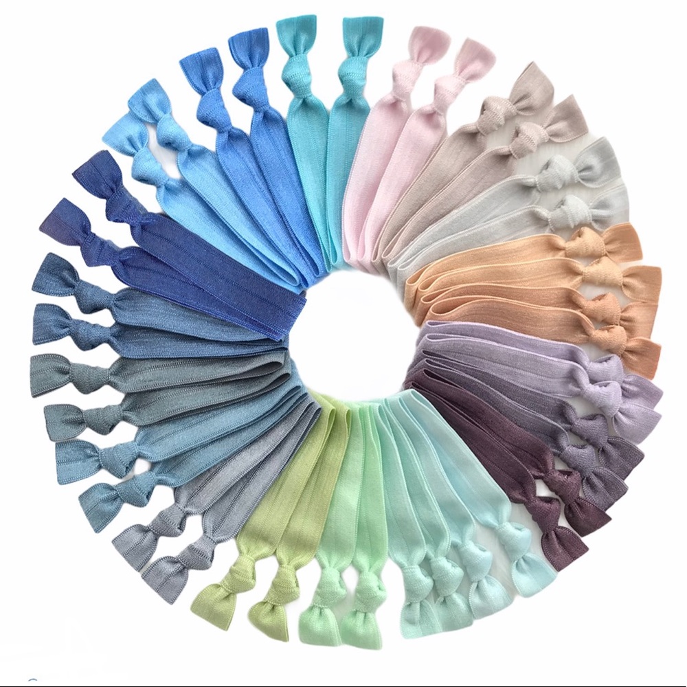 45 Elastic Hair Ties